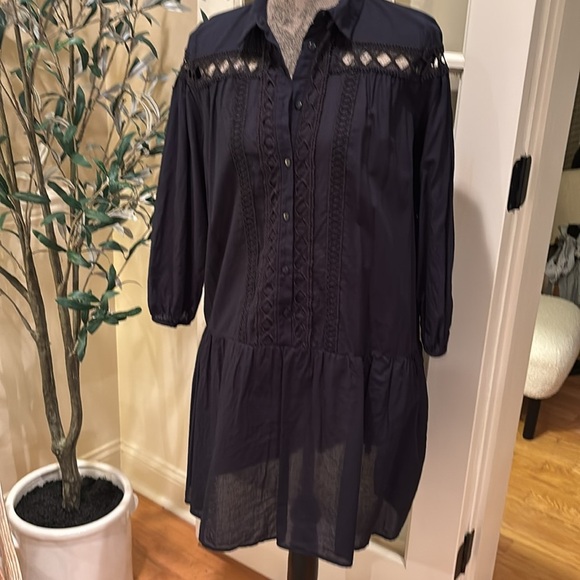 ZARA contrasting poplin dress - Picture 7 of 11
